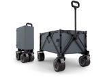 Bollerwagen KINDERKRAFT "ROLLSTER", grau (anthrazit), Bollerwagen, Kinder, Bollerwagen, faltbar