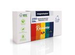 Magnetoplan Moderationskarten Rainbow, rechteckig, beschreibbar, B 200 x H 100 mm, farbsoriert, 250 Stück