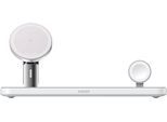 ANKER Ladestation "Charger MagGo Magnetic Wireless Charger 15W 3-in1 Pad EU Plug", weiß, B:22,9cm H:1,3cm T:8,6cm, Ladegeräte, Ladestation