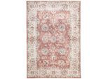 Novel Vintage-Teppich, Terracotta, Textil, rechteckig, 160x230 cm, Bsci, Oeko-Tex® Standard 100, für Fußbodenheizung geeignet, Teppiche & Böden, Teppiche, Waschbare Teppiche