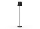 Ambia Garden Solarleuchte Strelizie, Schwarz, Metall, Kunststoff, rund, warmweiß, 149 cm, RoHS, Bsci, CE, mit Schalter, Ladeanzeige, aufladbar über Usb, Lampen & Leuchten, Außenbeleuchtung, Solarleuchten