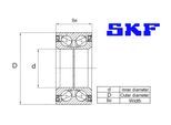 SKF Radlagersatz vkba7209 für Ford