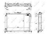 NRF Kühler, Motorkühlung EASY FIT 56113 für TOYOTA