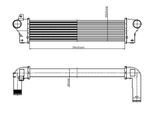 NRF Ladeluftkühler 309054 für LAND ROVER