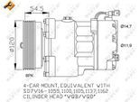 NRF Kompressor, Klimaanlage EASY FIT 32033 für Ford SEAT VW