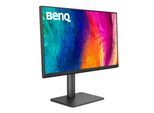 BENQ LED-Monitor "PD2706QN", Energieeffizienz: G (A-G), schwarz, B:61,4cm H:36,8cm T:8,09cm, Monitore