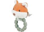 Greifling STERNTALER "Fuchs Filou mit Silikonring", steingrün, Greifspielzeug, KinderB:7,5cm L:13cm, Baumwolle, Polyester, mit Rassel, B:7,5cm L:13cm