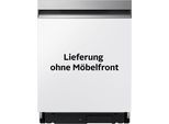 SAMSUNG teilintegrierbarer Geschirrspüler "DW70H73YCSRU1", Energieeffizienz: C (A-G), silber, Geschirrspüler
