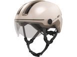 Fahrradhelm ABUS "HUD-Y ACE" Gr. S, beige (champagne gold), Helme, S Kopfumfang: 51cm - 55cm