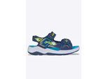 Sandale LOTTO, Mädchen, Gr. 27, navy, aqua, Synthetik, Schuhe Sandale, - mit leuchtenden LEDs im Obermaterial