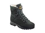 Wanderschuh MEINDL "Island MFS Active", Damen, Gr. 10.5, grau (anthrazit, grün), Obermaterial: 100% Rindnubukleder CNU., Schuhe Wanderschuh