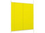 Plissee K-HOME "Klemmfix FLORIDA Stripe mit patentiertem Design", gelb, weiß, weiß, B:35cm H:130cm, Obermaterial: 100% Polyester, Plissees, patentiertes Design