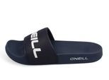 Sandale O'NEILL "LOGO SLIDER MEN", Herren, Gr. 41, blau (marineblaus), Synthetik, Schuhe Sandale