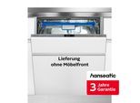 HANSEATIC vollintegrierbarer Geschirrspüler "HGVI6082D14J7713GS", Energieeffizienz: D (A-G), silber (edelstahl), B:59,8cm H:81,5cm T:55cm, Geschirrspüler, inkl. 3 Jahre Herstellergarantie, Topseller
