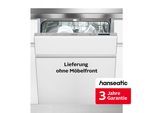 HANSEATIC vollintegrierbarer Geschirrspüler "HGVI6082D127711DS", Energieeffizienz: D (A-G), silber (silberfarben), B:59,8cm H:81,5cm T:55cm, Geschirrspüler, inkl. 3 Jahre Herstellergarantie