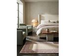 Läufer Wolle Lila-Beige 80 x 230 cm - WENSUM Kadima Design