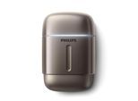Philips 700 Series S791/06 Travel Shaver Herrenrasierer (DualSteel-Präzisionsklingen, Lift &; Cut-Technologie, kompaktes Premium-Design, 4-dimensional bewegliche Flex-Scherköpfe, nass und trocken einsetzbar, Akkulaufzeit 60 Min., Nasenhaartrimmer-Aufsatz,