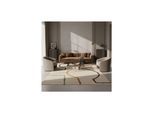 Wollteppich ELAN-Omont, geometrisch-abstrakt, Beige, 120 x 170 cm