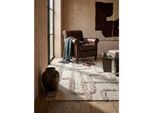 Wollteppich abstrakt Natur-Beige 160 x 230 cm - FOWEY Kadima Design
