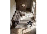 Teppich gestreift Grau-Beige 194 x 290 cm - RIDGE Kadima Design