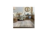 Teppich gestreift Naturfarben 60 x 114 cm - PERRAN Kadima Design