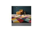 Teppich Rauten Bunt 200 x 290 cm - MEON Kadima Design