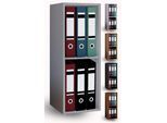 VCM Holzregal stehend platzsparender Aktenschrank Maße ca. H. 72 x B. 34 x T. 30 cm Elegantes Regal stehend Büroregal – Offas 2f