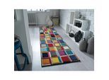 Läufer Blockmuster Bunt 66 x 230 cm - MEON Kadima Design