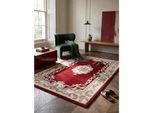 Wollteppich Orient Rot-Beige 150 x 240 cm - BEAULY Kadima Design