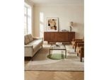 Wollteppich ELAN-Maas, geometrisch-abstrakt, Beige, 120 x 170 cm