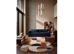 Wollteppich geometrisch Terrakotta 160 x 230 cm - HALLEIN Kadima