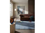 Wollteppich kariert Blau 200 x 290 cm - DEBEN Kadima Design