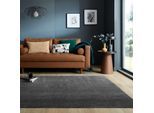 Teppich uni Anthrazit 200 x 290 cm - TUMMEL Kadima Design