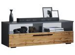 Lowboard Arila Anthrazit/Honigeiche