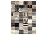 Möbelix , Grau, Beige , Textil , Abstraktes , rechteckig , 120x170 cm , in verschiedenen Größen erhältlich ,