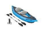 Bestway Kajak 65052 Ventura Kayak , Blau, Grau , Metall, Kunststoff , 331x88 cm , Freizeit & Co, Pools & Wasserspass, Schlauchboote & Kajaks