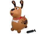 Hüpftier JAMARA "Dog Molly", braun, Hüpfspielzeug, BabyB:23cm H:52cm T:60cm, Hüpftier, inkl. Luftpumpe, B:23cm H:52cm T:60cm