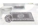 Badematte OTTO HOME "Dafna, Badteppich, Badvorleger, Badezimmer Teppich", grau, H:12mm, Polyester, Badematten, Badematte, Orient-Optik, Vintage Design