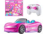 RC-Auto HOT WHEELS "Hot Wheels Barbie Cabrio RC", rosa, Fernlenkfahrzeuge, Kinder, Kunststoff, RC-Auto