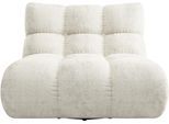 1,5-Sitzer HOME AFFAIRE "Cozy Bubble, 360 drehbarer Sessel, Breite 107 cm", weiß, B:112cm H:85cm T:108cm, 100% Polyester, Sofas, 1 5-Sitzer, mit eleganter Steppung, Rundumbezug & weicher Polsterung