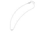 Kette ohne Anhänger ADELIA´S "Halskette – Herz aus Edelstahl 43+5", silber, Halsketten, Damen, 48cm, Edelstahl, Perfekt als Geschenk für besondere Menschen