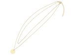 Kette ohne Anhänger ADELIA´S "Halskette mit Anhänger – Münze aus Edelstahl", gold, Halsketten, Damen, 48cm, Edelstahl, Ideal als Geschenk zum einfach so