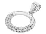 Kettenanhänger ADELIA´S "Anhänger aus 925 Silber mit Zirkonia", silber, Schmuckanhänger, Damen, Silber 925 (Sterlingsilber), Kettenanhänger, Perfekt zum Verschenken an besondere Menschen