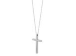 Kette ohne Anhänger ADELIA´S "Halskette mit Anhänger – Kreuz aus Edelstahl", silber, Halsketten, Damen, 43cm, Edelstahl, Zum Verschenken – passend für viele Anlässe