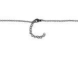 Kette ohne Anhänger ADELIA´S "Halskette – Ankerkette aus Edelstahl 40+5", schwarz, Halsketten, Damen, 45cm, Edelstahl, Perfekt als Geschenk zum Muttertag