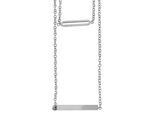 Kette ohne Anhänger ADELIA´S "Halskette mit Anhänger – aus Edelstahl", silber, Halsketten, Damen, 80cm, Edelstahl, Geschenkidee: zeitlos und vielseitig