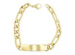 Armband ADELIA´S "Armband aus Edelstahl 21 cm", gold, Armbänder, Herren, 21cm, Edelstahl, Armband, Zum Verschenken an Menschen, die Ihnen am Herzen liegen