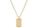 Kette ohne Anhänger ADELIA´S "Halskette mit Anhänger – aus Edelstahl", gold, Halsketten, Damen, 61cm, Edelstahl, Eine schöne Geschenkidee für jeden Anlass
