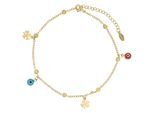 Kettenanhänger ADELIA´S "Anhänger aus Edelstahl mit Perle", gold, Schmuckanhänger, Damen, Edelstahl, Kettenanhänger, Ein stilvolles Geschenk für besondere Momente