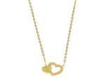 Kette ohne Anhänger ADELIA´S "Halskette aus Edelstahl 45 cm", gold, Halsketten, Damen, 45cm, Edelstahl, Zum Verschenken an Menschen, die Ihnen am Herzen liegen